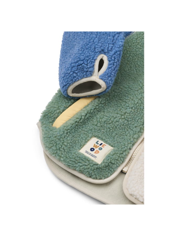 Nolan Pile Jacket - Peppermint multi mix - Liewood