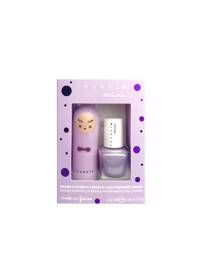 Duo Lippenbalsem en Nagellak - Mauve - Inuwet