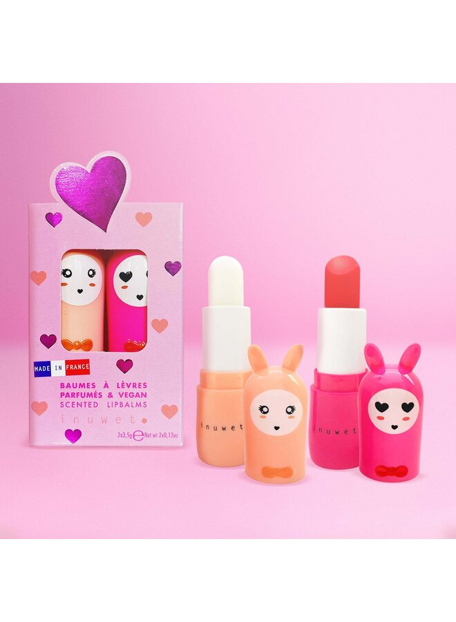 Duo Lippenbalsem - Vanille & Kers - Inuwet