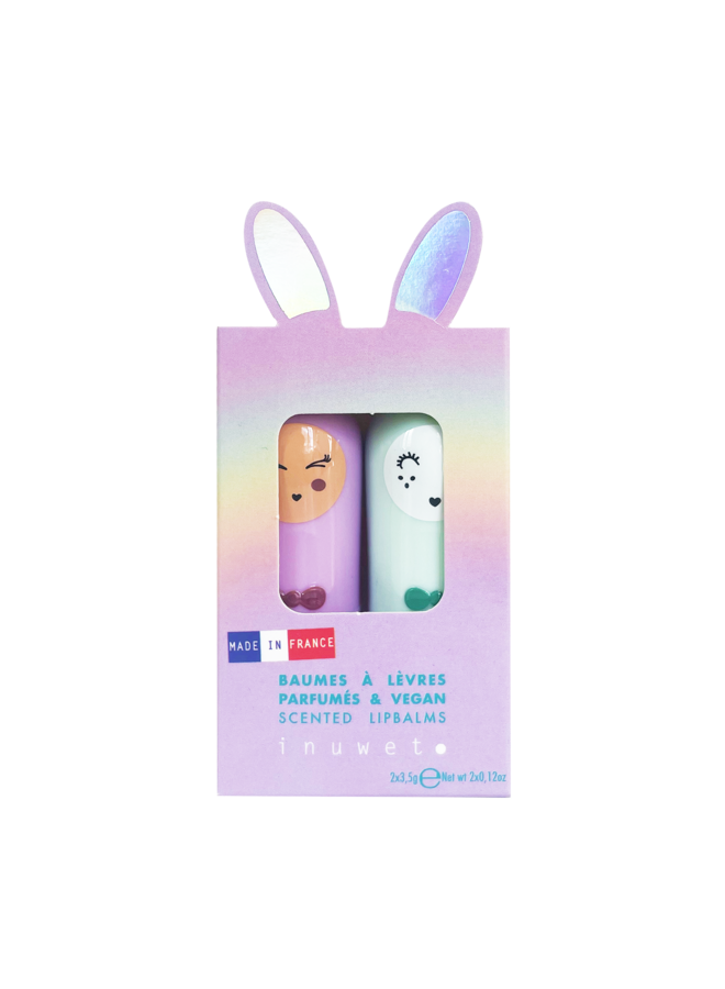 Duo Lippenbalsem - Appel & Marshmallow - Inuwet