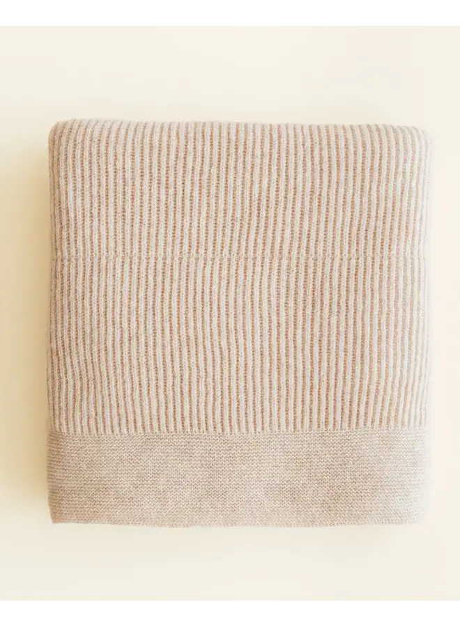 Blanket Gaston - Soft Beige - HVID