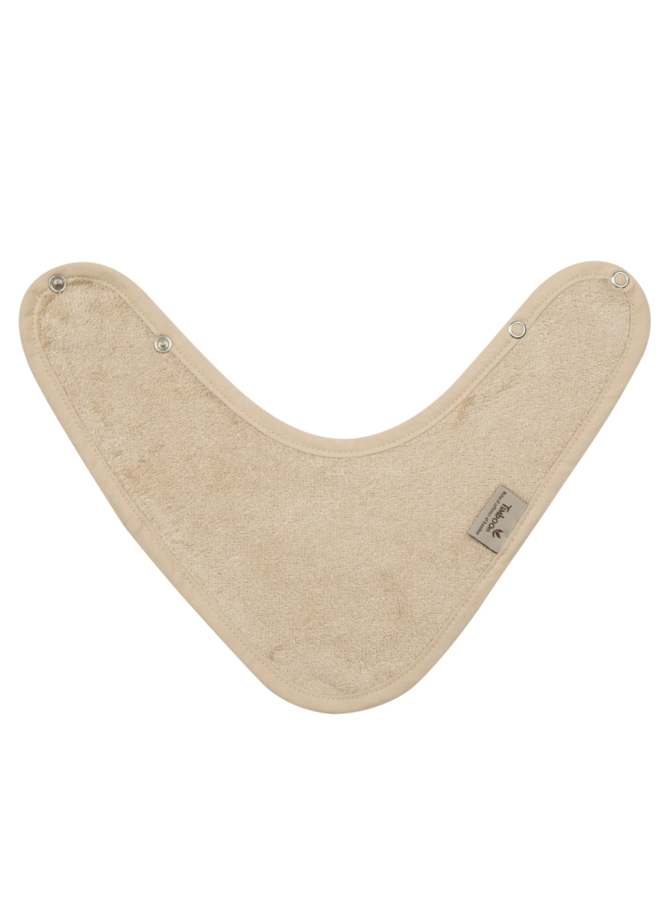 Kwijlslabbetje (dubbel gelaagd) - Frosted Almond - Timboo