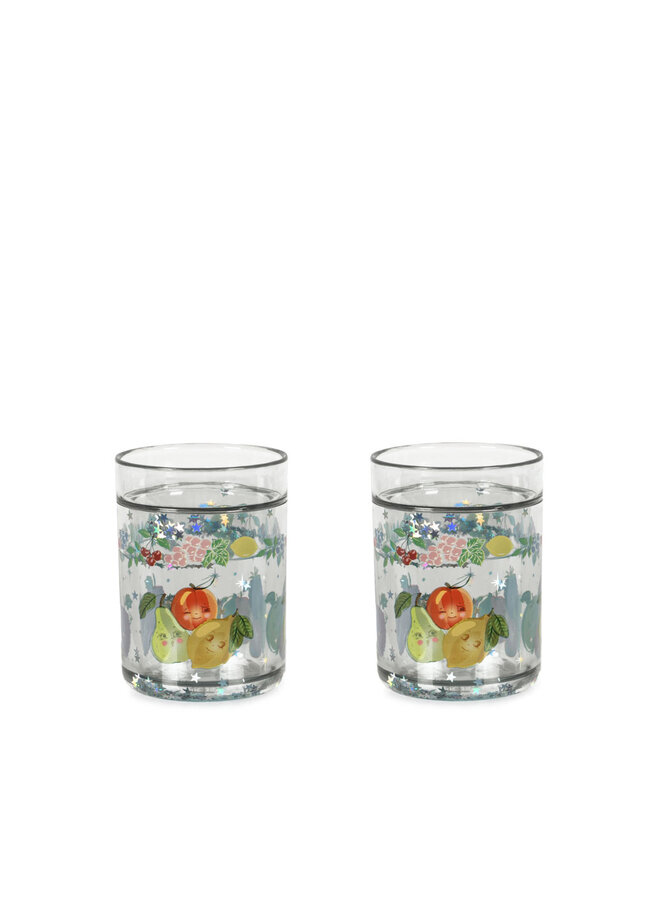 2 Pack Glitter Cups - Fruity - Konges Slojd