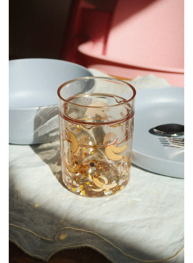 2 Pack Glitter Cups - Let's Go Bananas - Konges Slojd