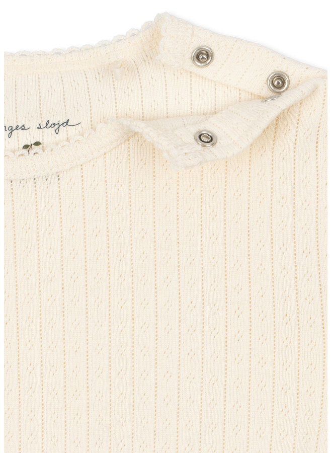 Minnie Short Sleeve Body - Antique White - Konges Slojd