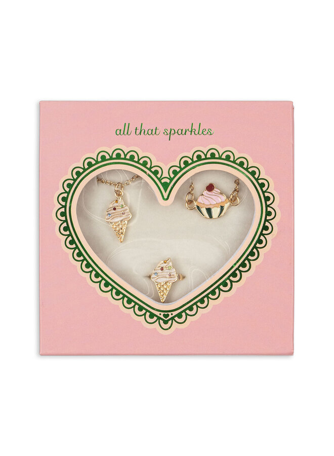 Sweet Jewelry Set - Gold - Konges Slojd