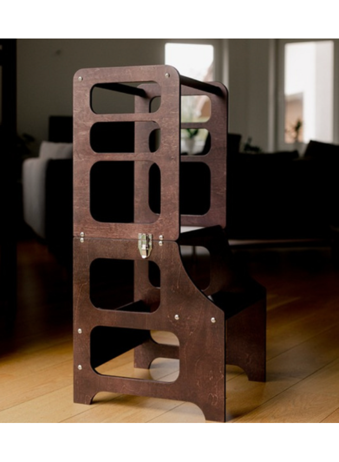 Leertoren/Bureau Opvouwbaar - Espresso Brown - Duck Woodworks