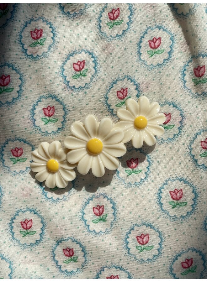 Daisy Big Hair Clip - Antique White - Konges Slojd