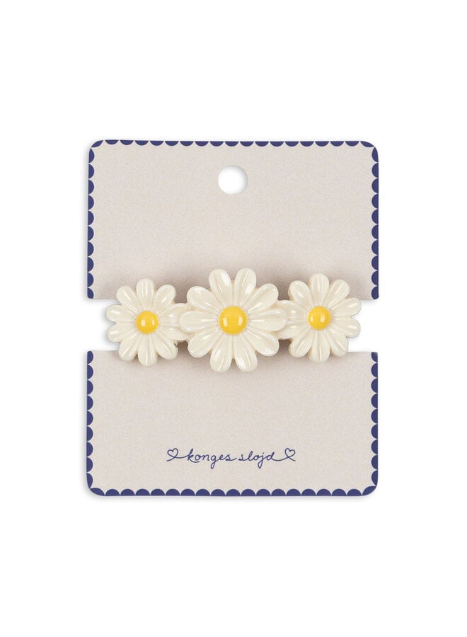 Daisy Big Hair Clip - Antique White - Konges Slojd