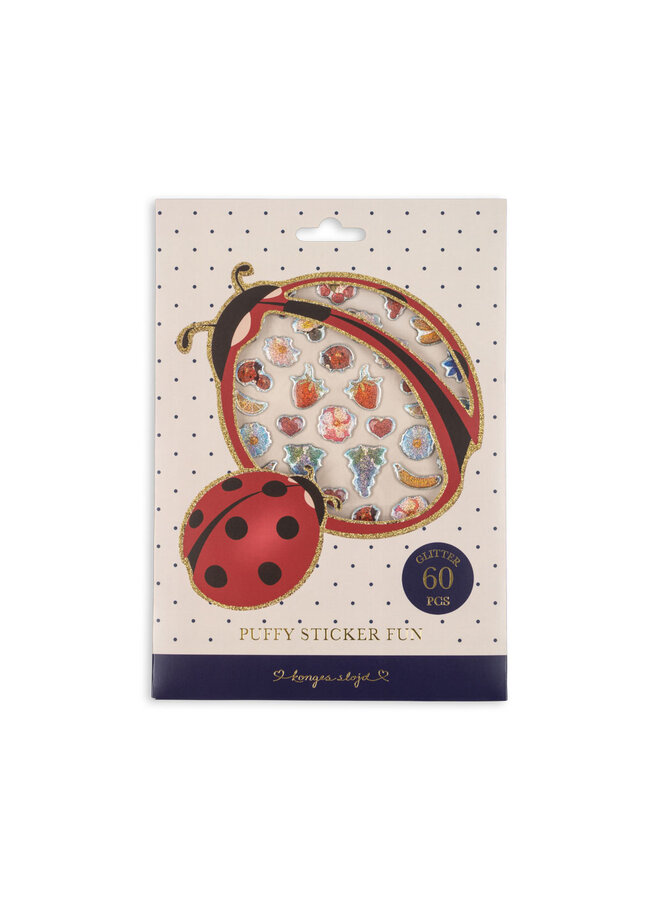Puffy Stickers - Ladybug - Konges Slojd