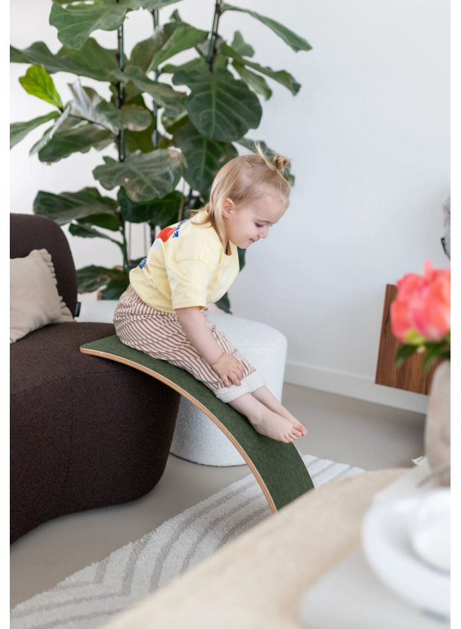 Wobbel Starter Blank Gelakt Met Vilt - Jungle