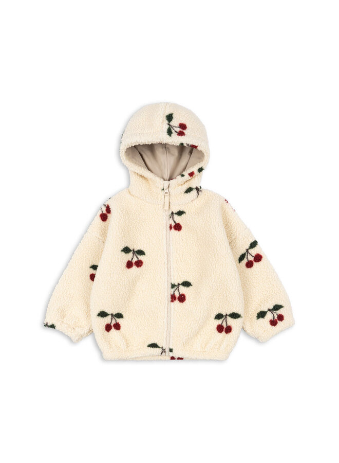 Jody Teddy Hoodie - Ma Grande Cerise - Konges Slojd