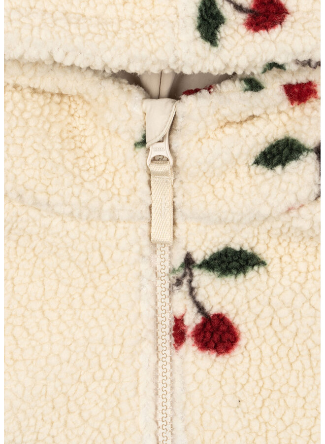 Jody Teddy Hoodie - Ma Grande Cerise - Konges Slojd