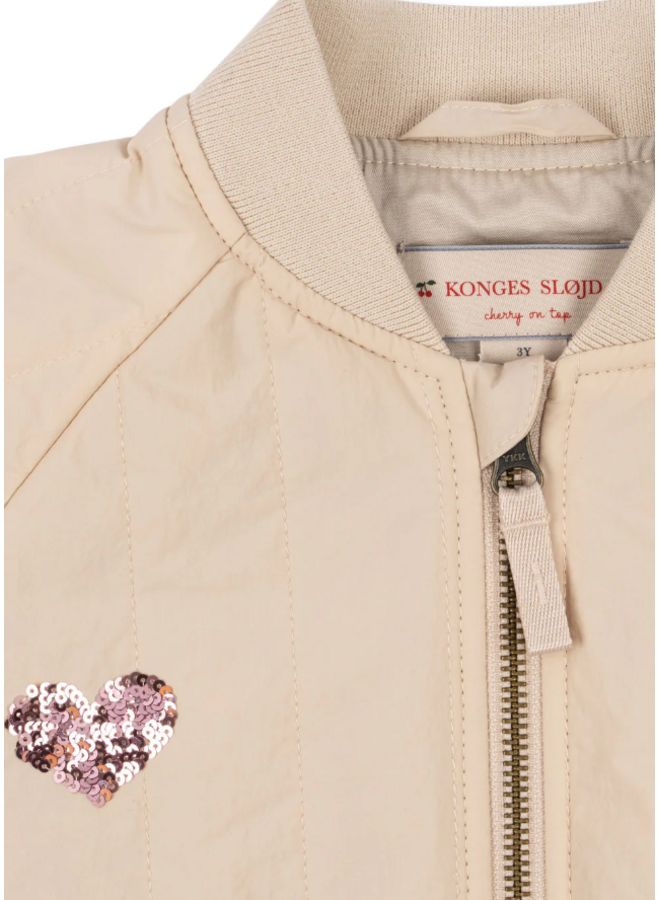 Juno Sequin Bomber Jacket - Smoke Gray - Konges Slojd