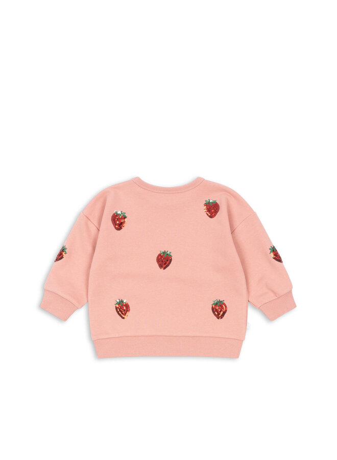 Lou Sequin Sweat Shirt - Mellow Rose - Konges Slojd