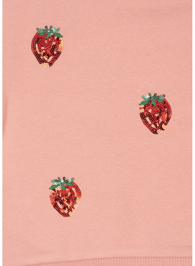 Lou Sequin Sweat Shirt - Mellow Rose - Konges Slojd