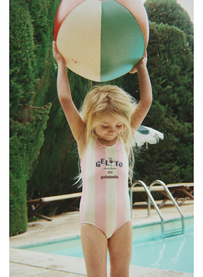 Pomia Swimsuit - Candy Rose Stripe - Konges Slojd