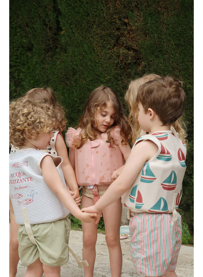 Piper Swim Vest - Powder Pink - Konges Slojd