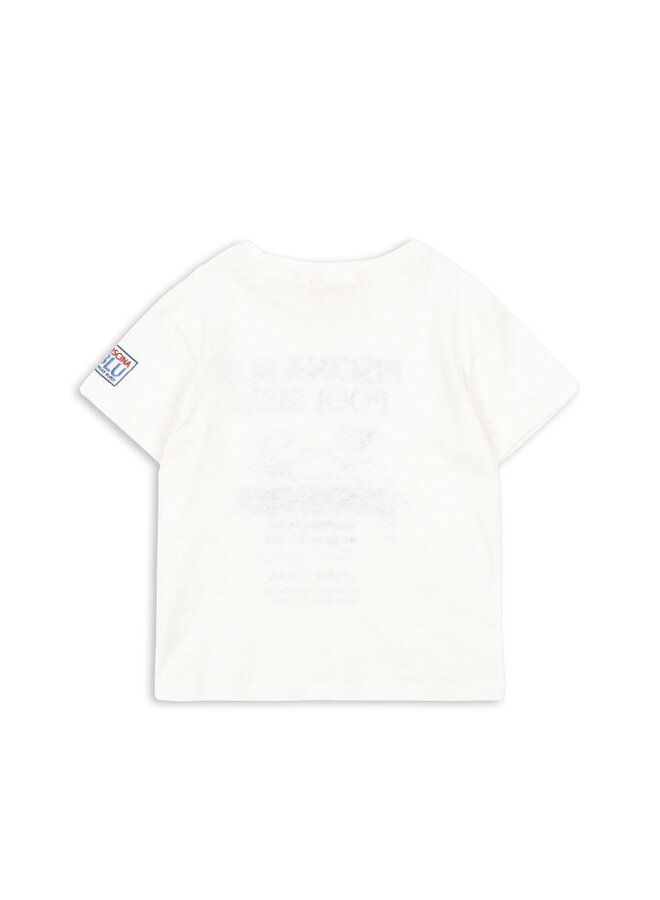 Era Tee - Off White/Piscina - Konges Slojd