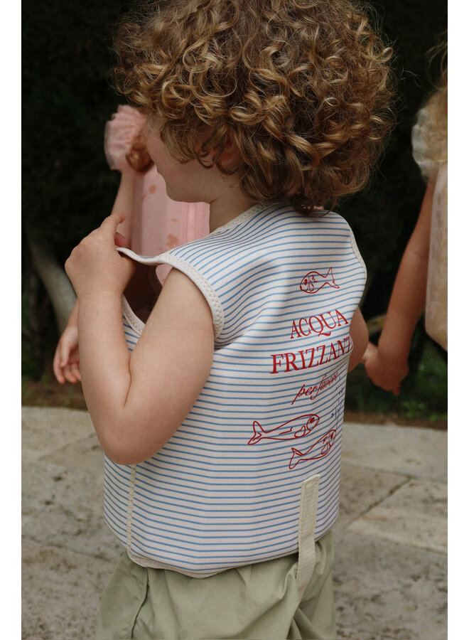 Ellis Swim Vest - Stripe Blue - Konges Slojd