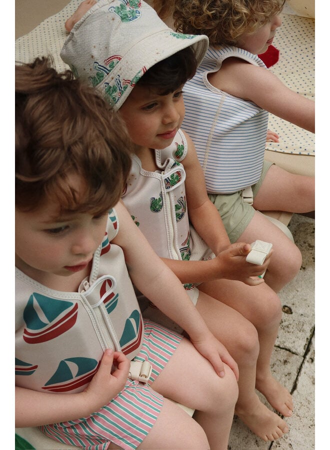 Ellis Swim Vest - Stripe Bluie - Konges Slojd