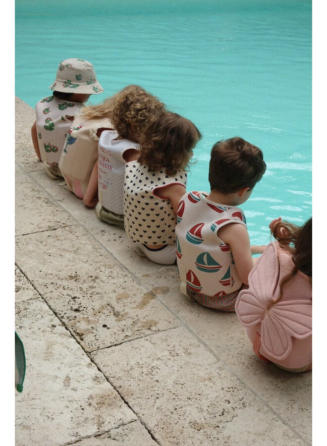 Ellis Swim Vest - Stripe Bluie - Konges Slojd