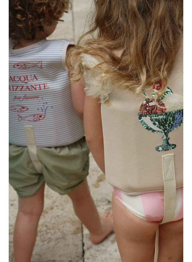 Ellis Swim Vest - Stripe Bluie - Konges Slojd