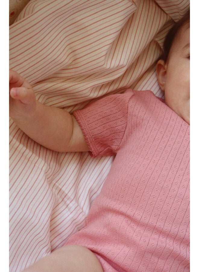 Minnie Short Sleeve Body - Rosette - Konges Slojd