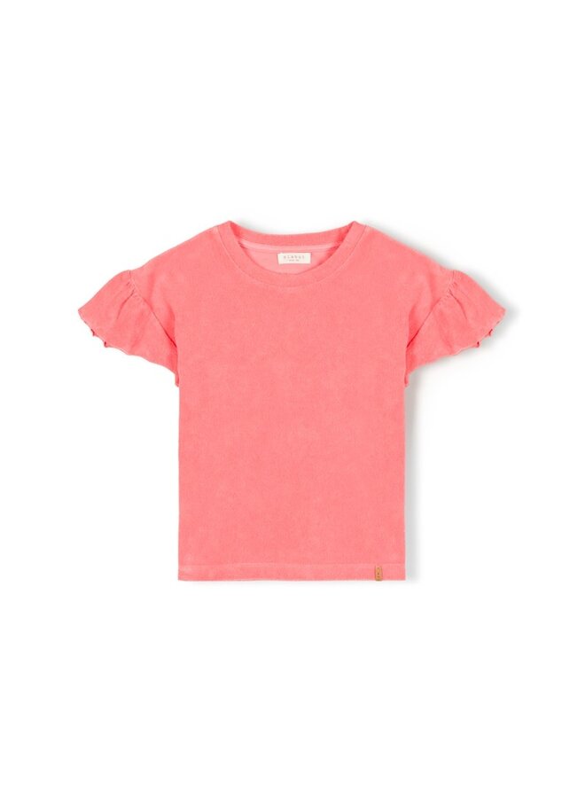 Fly Tshirt - Terry - coral - Nixnut