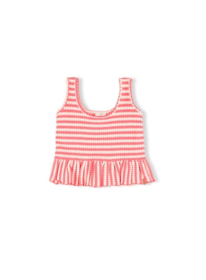 Sum Top - Coral Stripe - Nixnut
