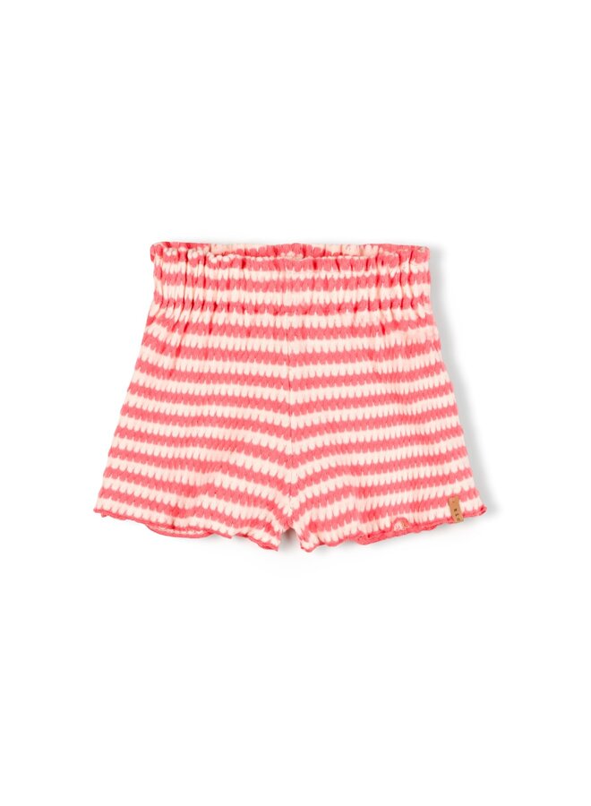 Fix Short - Coral Stripe - Nixnut