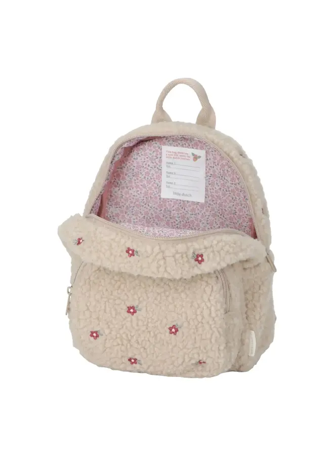 Teddy Rugzakje - Sand - Little Dutch