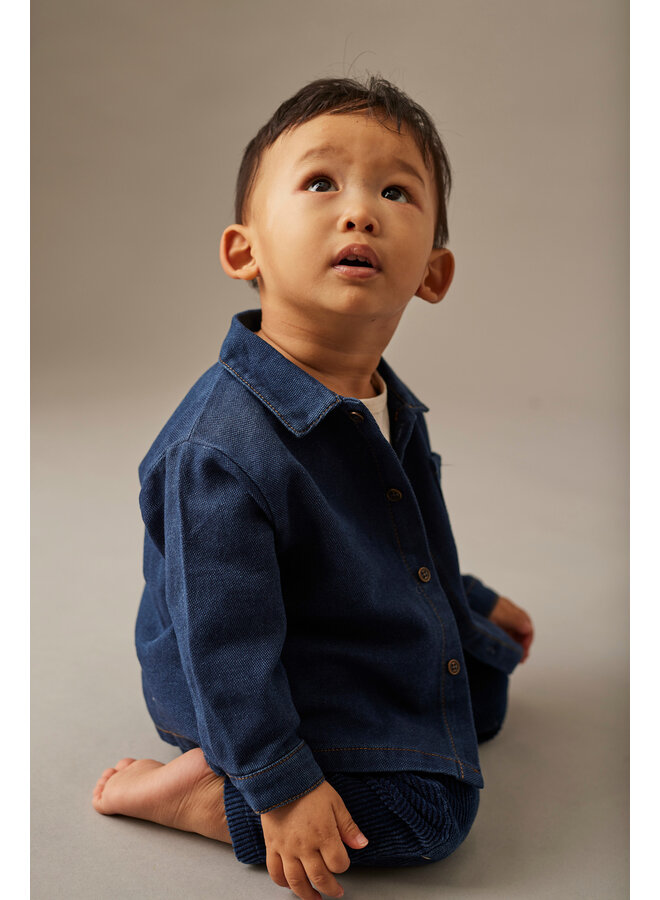 Dobby Denim Shirt - My Little Cozmo