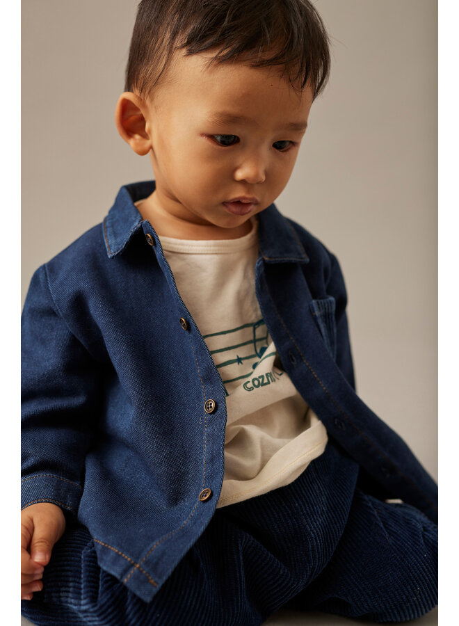 Dobby Denim Shirt - My Little Cozmo