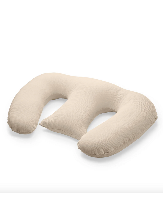 Voedingskussenhoes tweeling hydrofiel - Champagne - Ilmaha