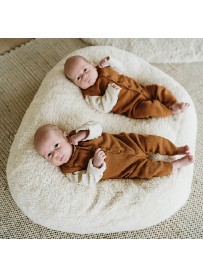 Relax hoes tweeling voedingskussen tweeling teddy - Ecru - Ilmaha