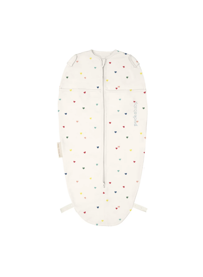 Inbakerslaapzak Mini 3/6M - Cotton - Confetti Hearts - Puckababy
