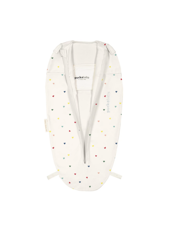 Inbakerslaapzak Mini 3/6M - Cotton - Confetti Hearts - Puckababy