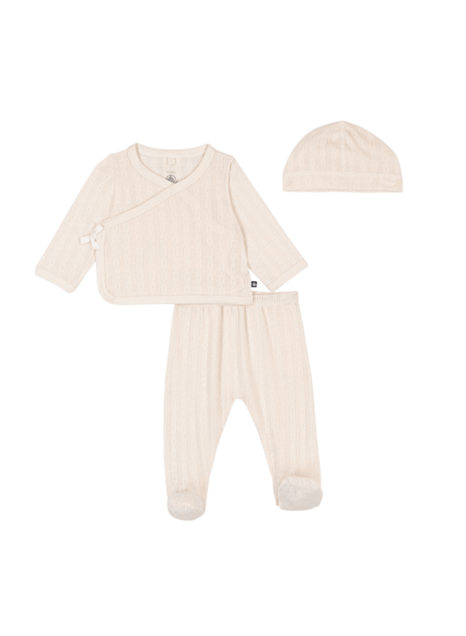 3 delig setje - Milk - Petit Bateau
