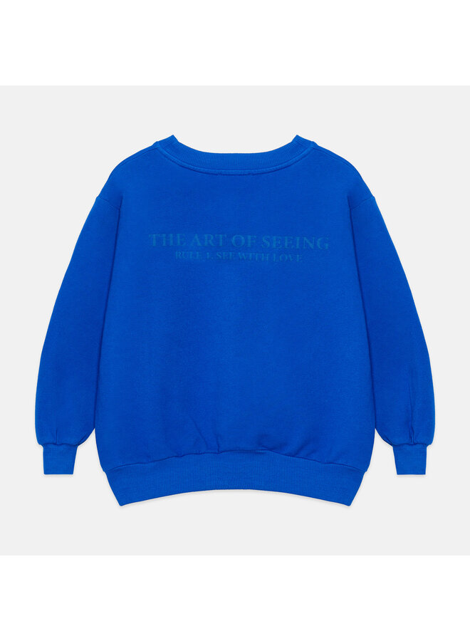 Heart glasses sweatshirt - Nautical blue - Weekend House Kids