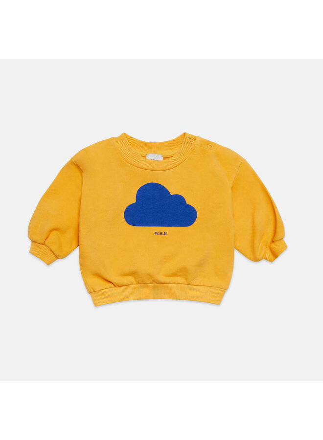 Cloud baby sweatshirt - Orange - Weekend House Kids