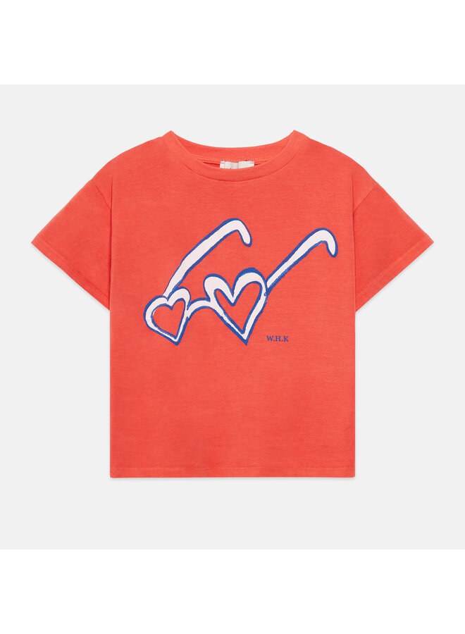 Heart glasses t-shirt - Fresa - Weekend House Kids