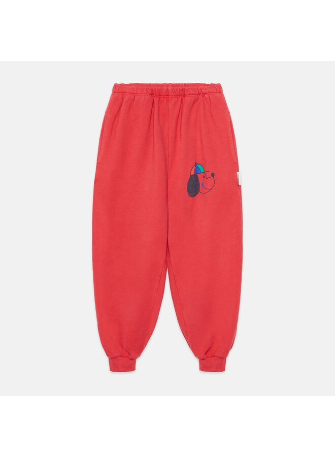 Happy dog sweatpants - Red - Weekend House Kids