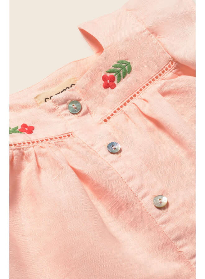Linen Shirt Vivi - Cloud Pink - My Little Cozmo