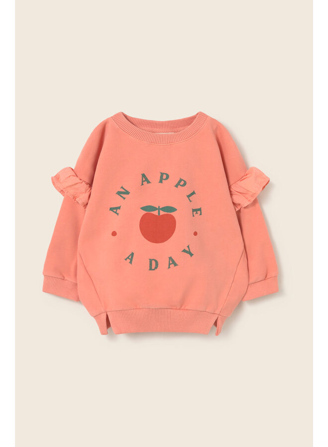 Soft Sweatshirt Liana - Apple Rose - My Little Cozmo