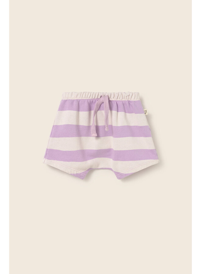 Soft Shorts - Lavender Stripes - My Little Cozmo