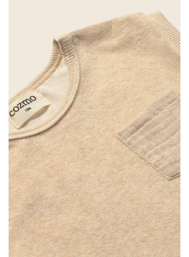 Soft Terry Shirt Gage - Beige - My Little Cozmo