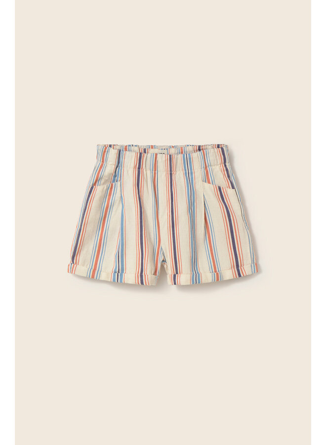 Muslin Shorts Roy - Stripes - My Little Cozmo