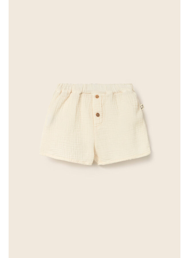 Muslin Shorts Dale - Ivory - My Little Cozmo