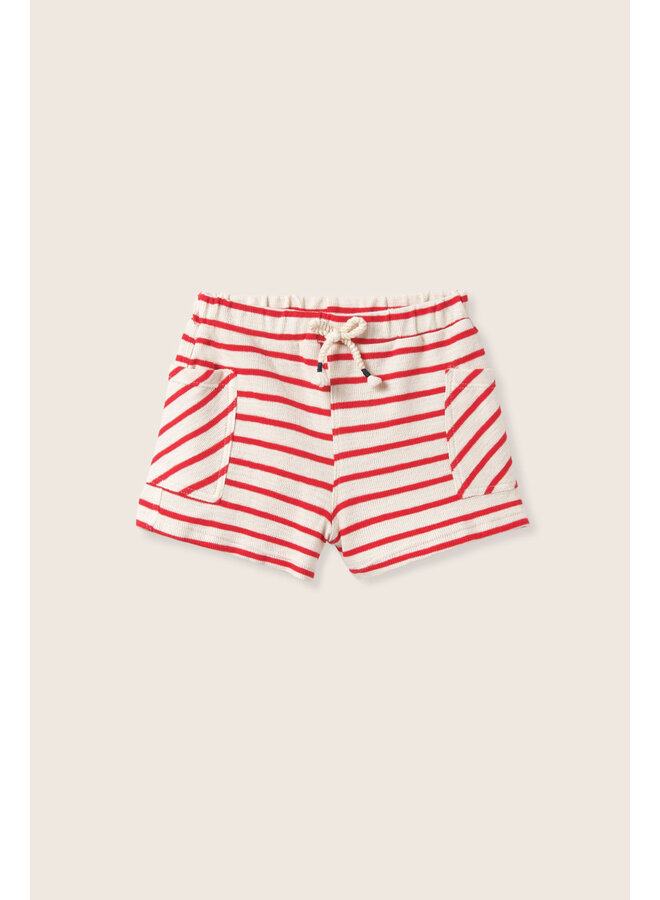Shorts Rocco - Tomato Stripes - My Little Cozmo